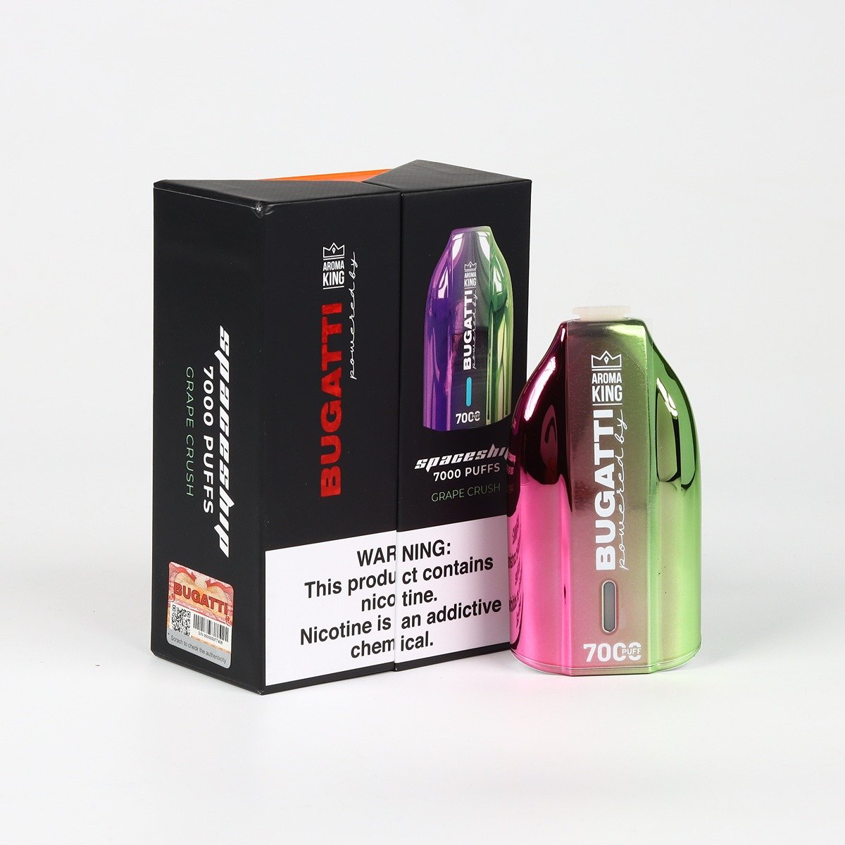 Bugatti spaceship 5% Disposable vape 7000 Puffs