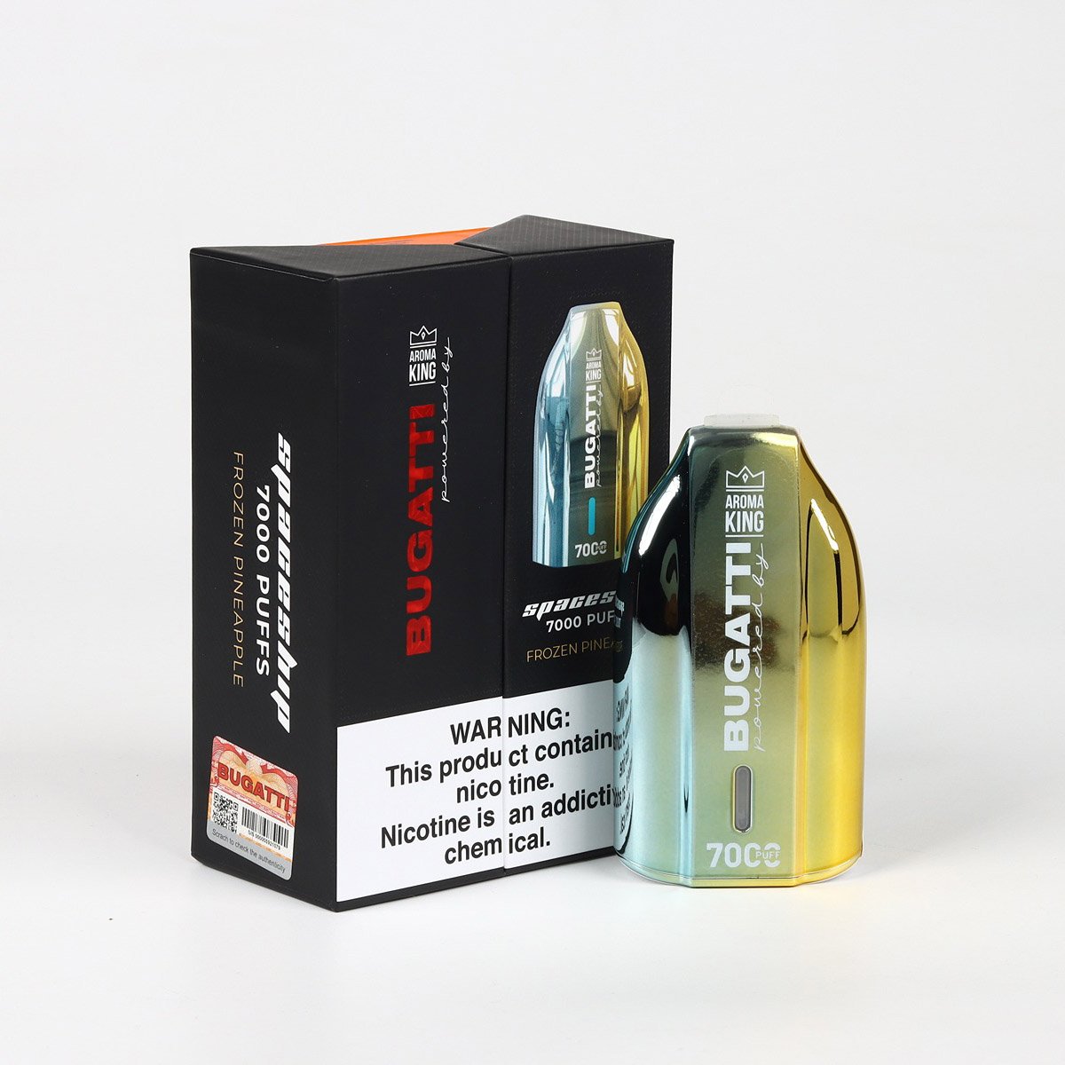 Bugatti spaceship 5% Disposable vape 7000 Puffs