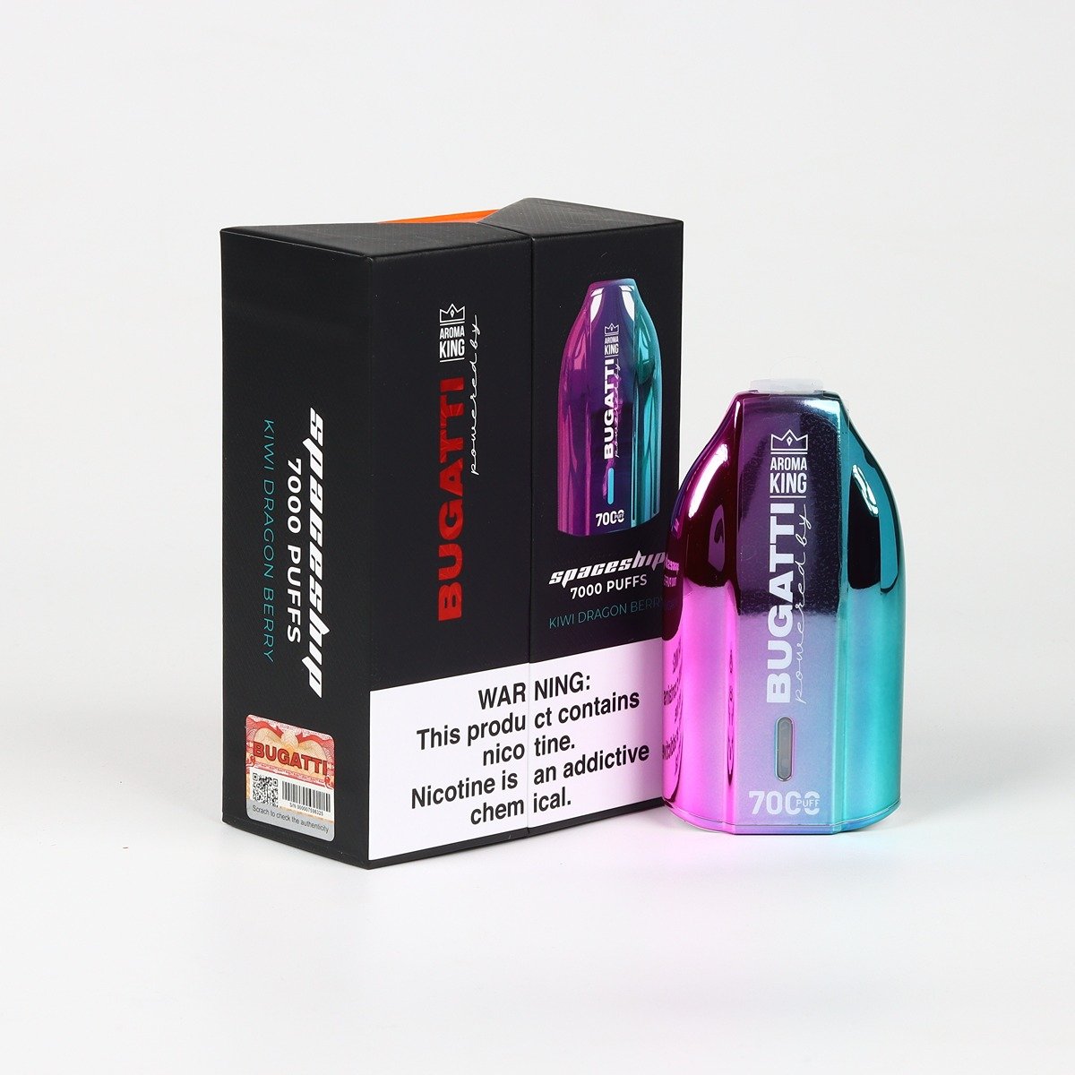 Bugatti spaceship 5% Disposable vape 7000 Puffs