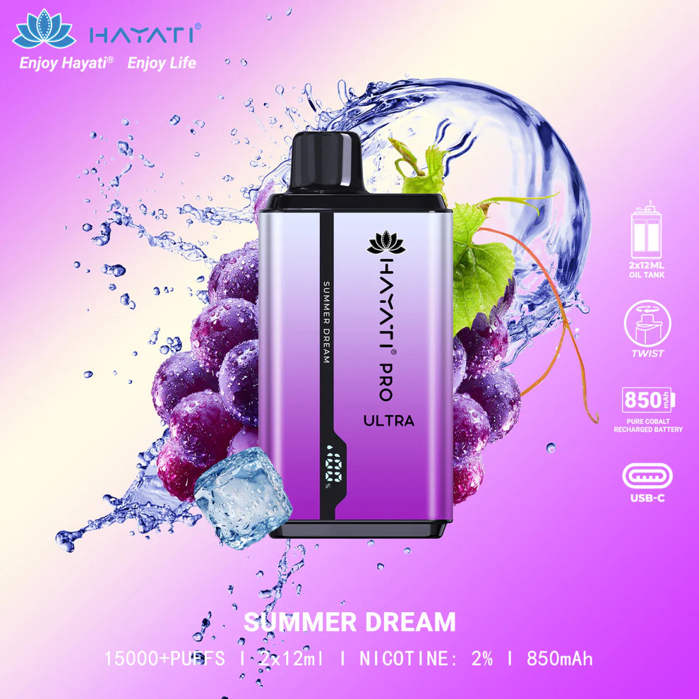 HAYATI PRO ULTRA 15000 PUFFS