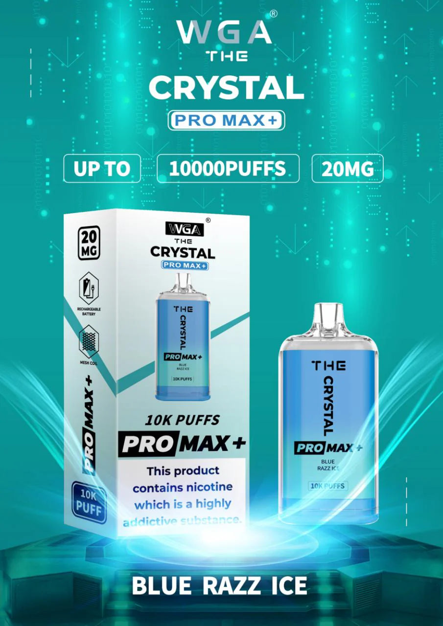 The Crystal Pro Max 10000 Puffs Pre Filled Vape