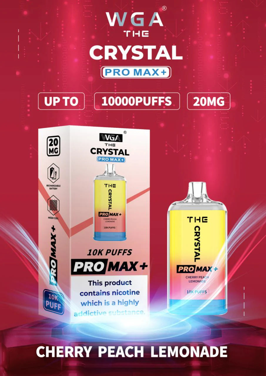 The Crystal Pro Max 10000 Puffs Pre Filled Vape