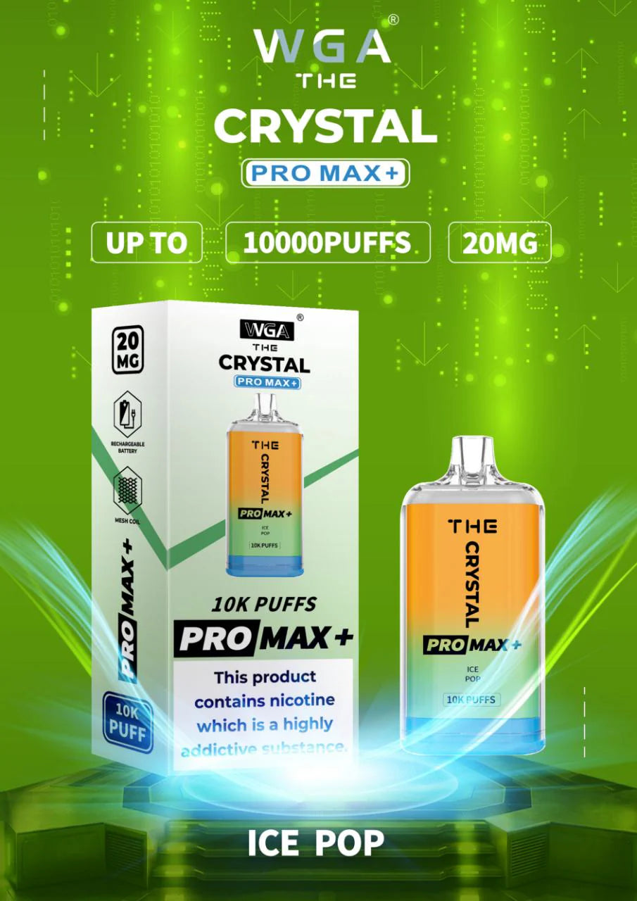 The Crystal Pro Max 10000 Puffs Pre Filled Vape