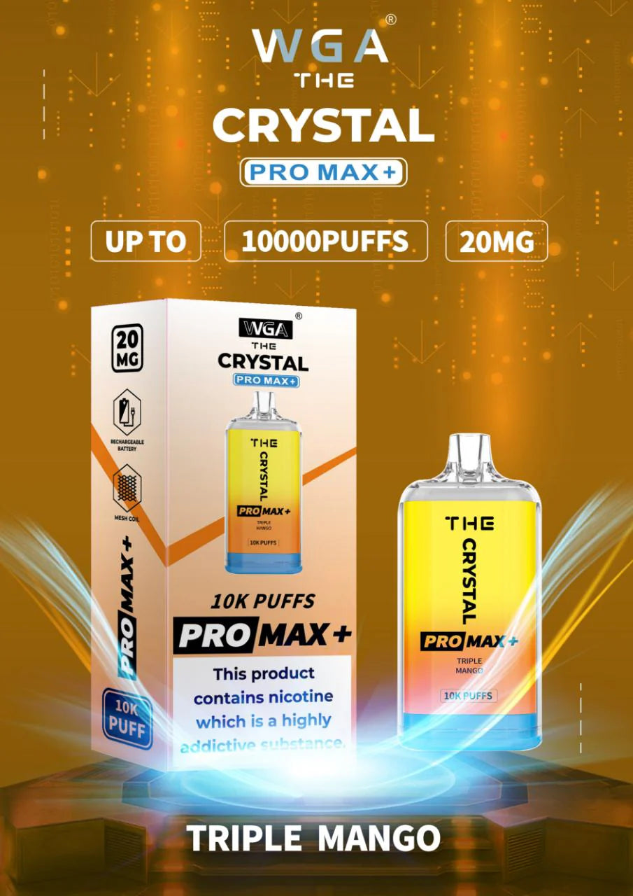 The Crystal Pro Max 10000 Puffs Pre Filled Vape