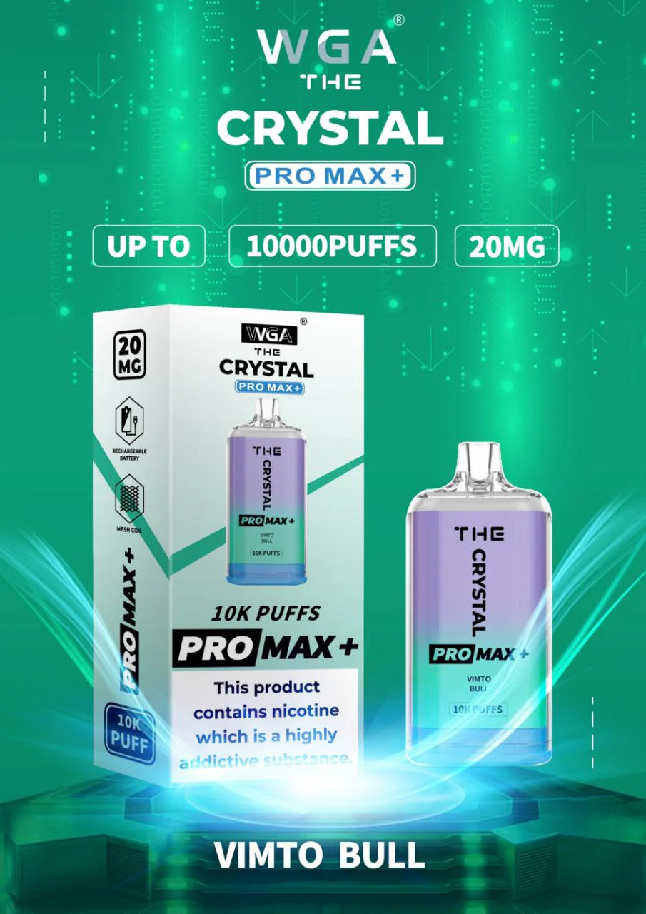 The Crystal Pro Max 10000 Puffs Pre Filled Vape