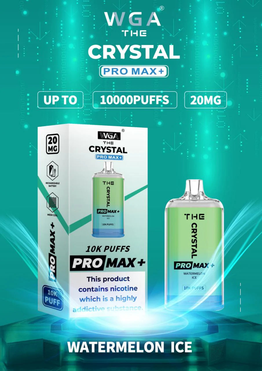 The Crystal Pro Max 10000 Puffs Pre Filled Vape